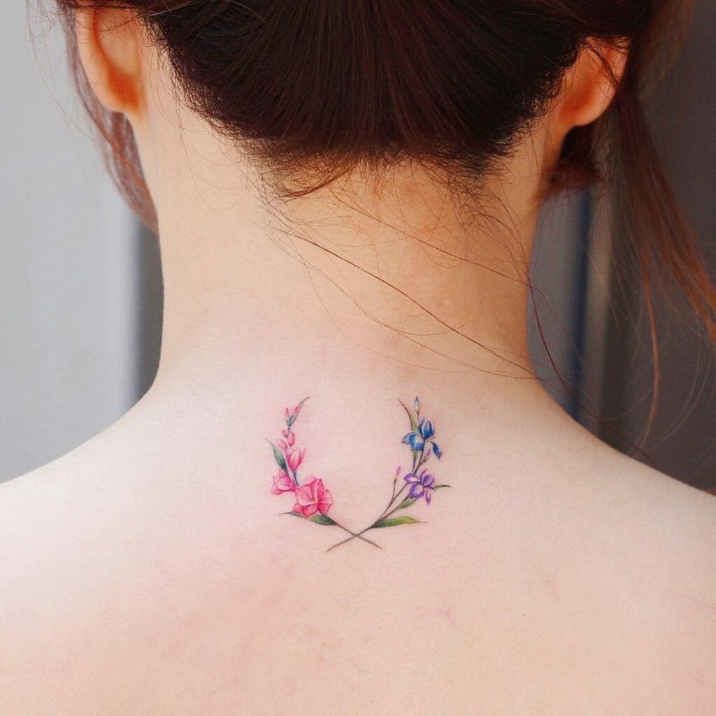 Small Gladiolus Tattoo