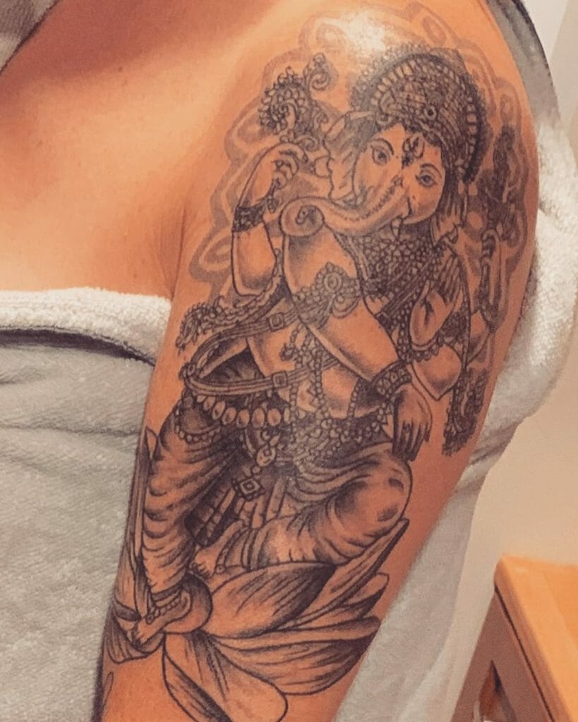 Tattoo of Lord Ganesha