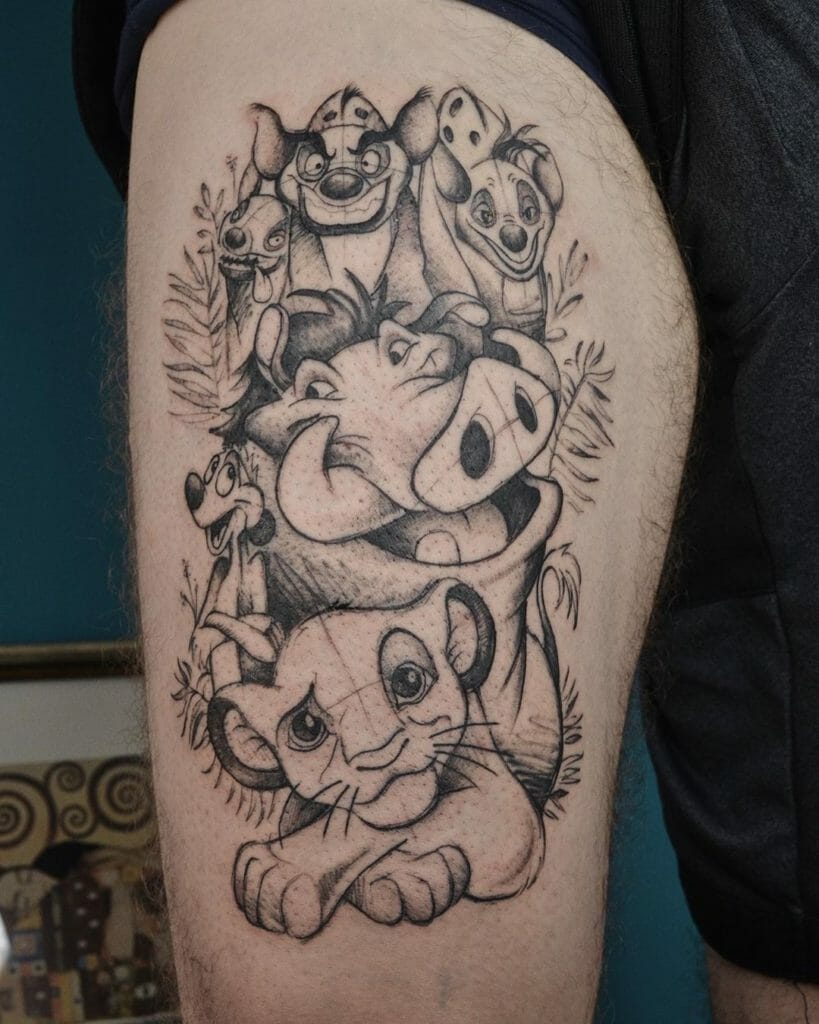 The Lion King Tattoo All Characters