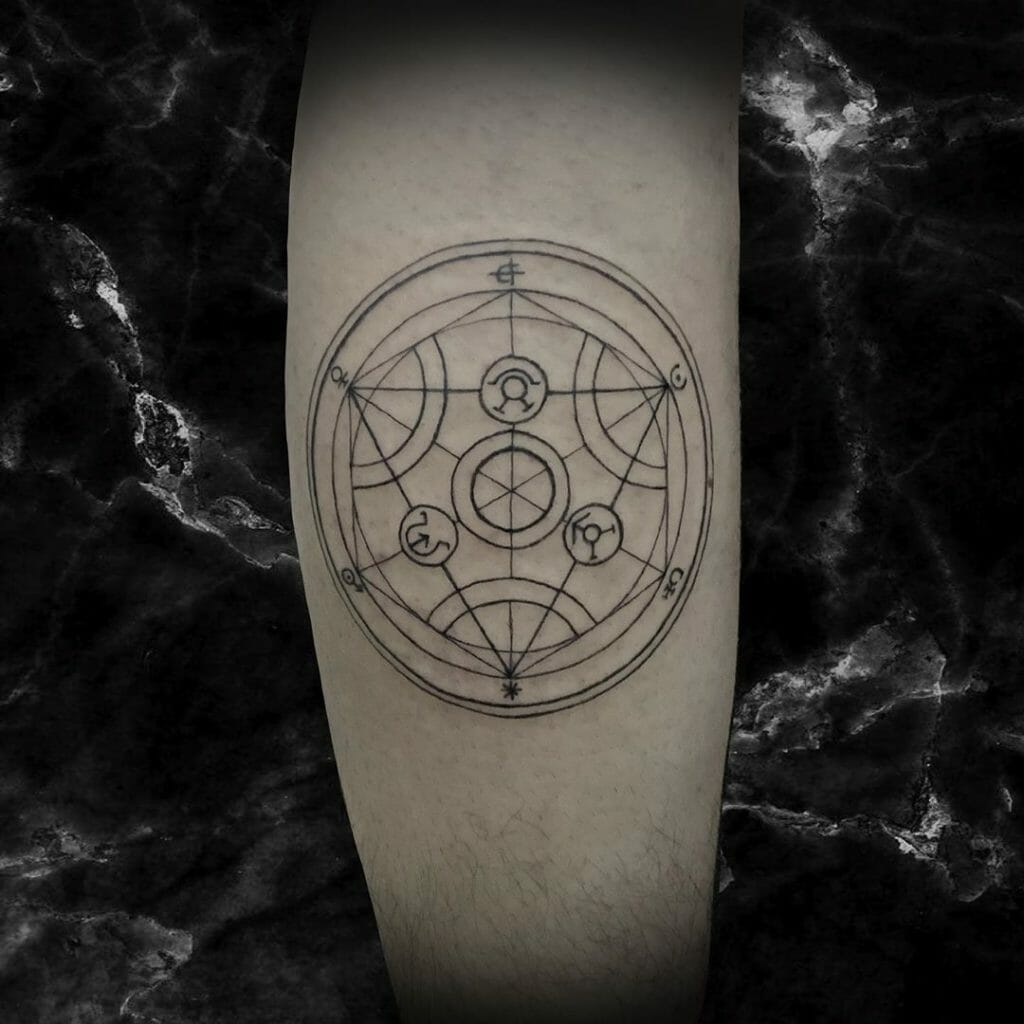 Transmutation Circle Tattoo