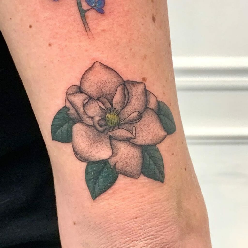 White Magnolia Tattoo