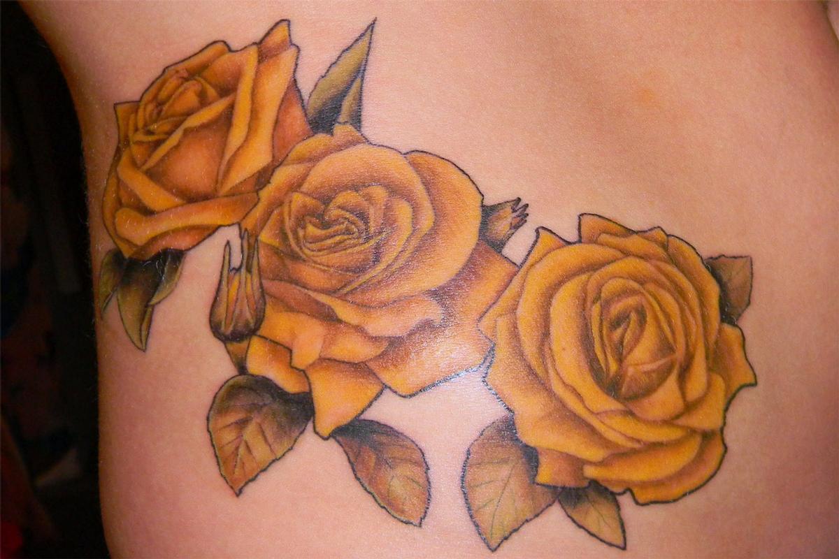 101 Amazing Yellow Rose Tattoo Designs You Need To See! | 