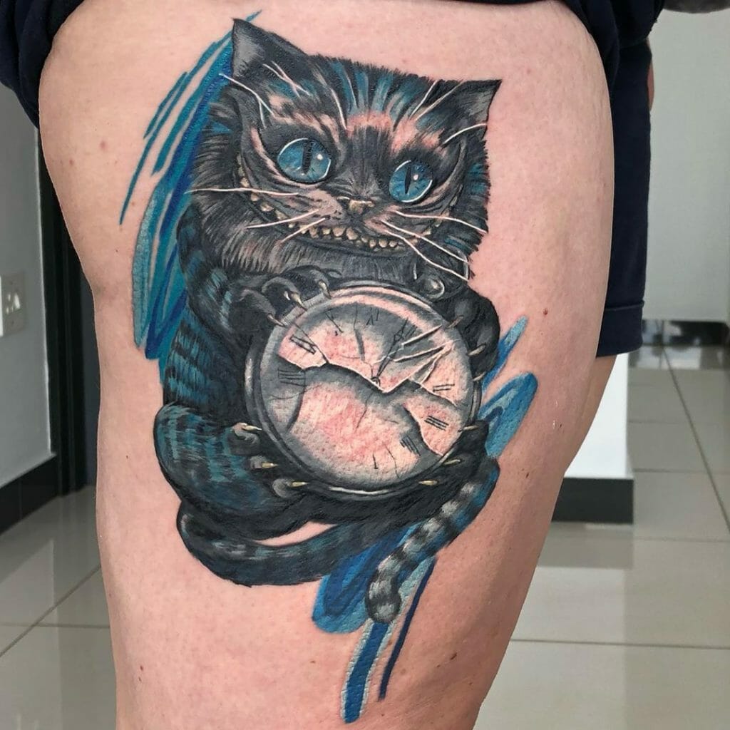cheshire cat tattoo