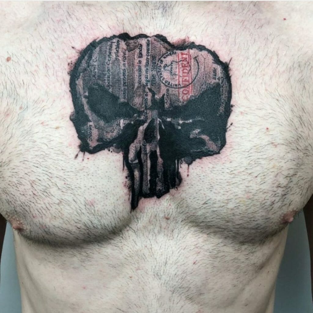 Punisher with Pentagramm | Tatuagem de mão, Tatuagem braço, Esboço de  tatuagem