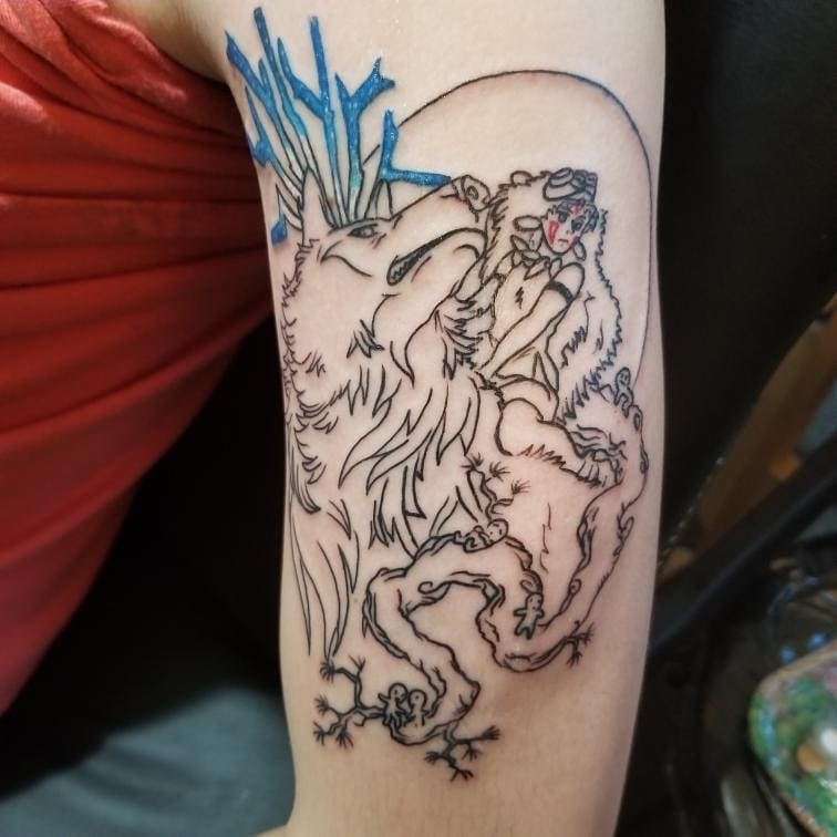 princess mononoke tattoo