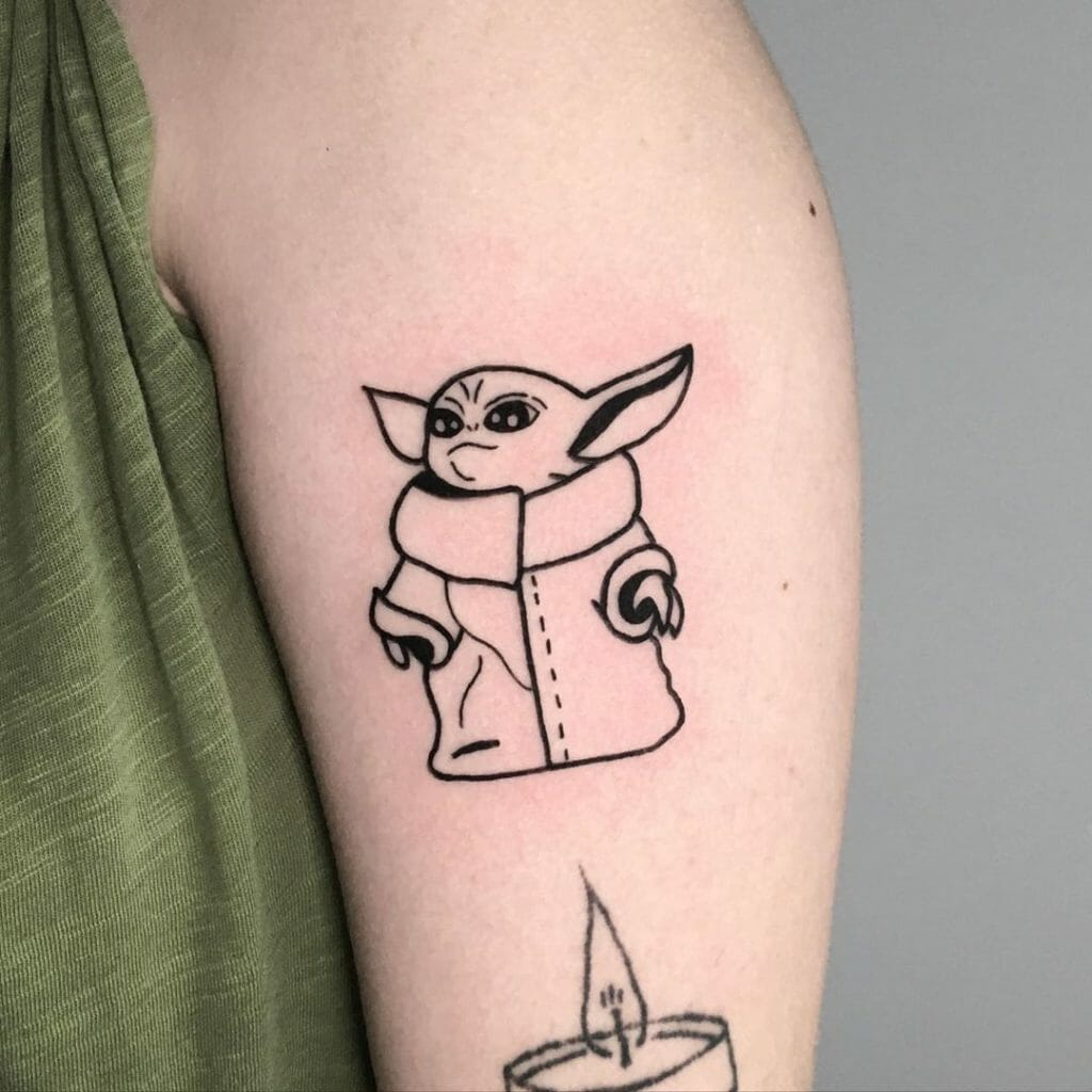 10 Cute Baby Yoda Tattoos  CafeMomcom