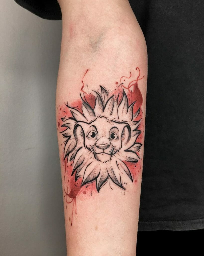 lion king tattoo