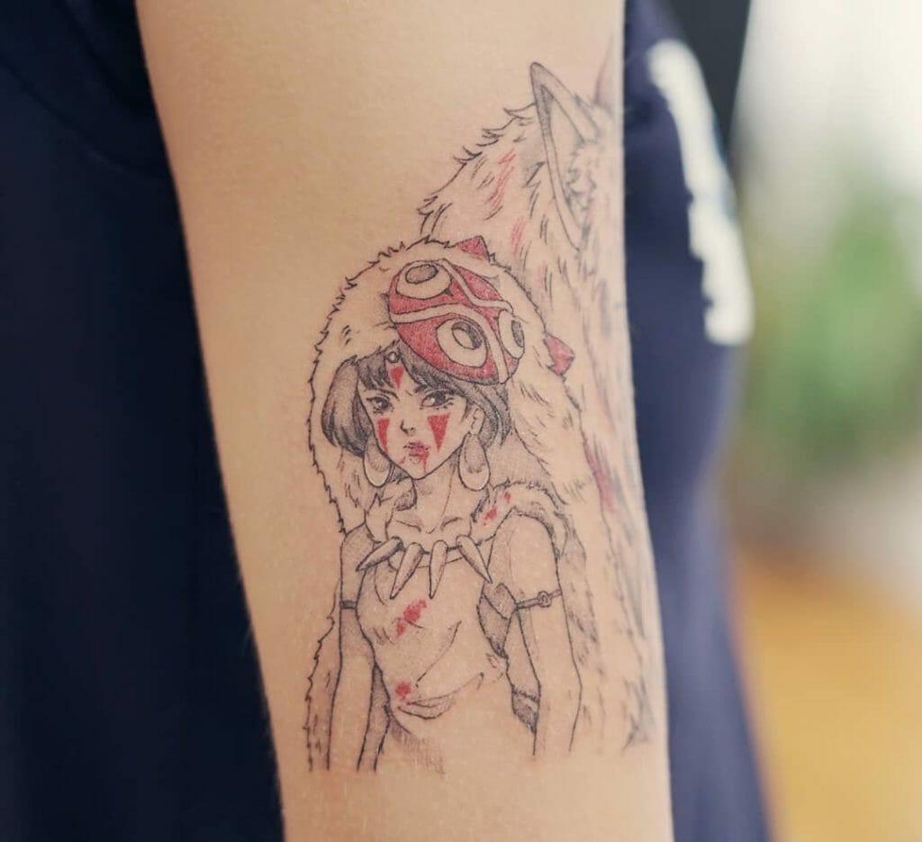 princess mononoke tattoo