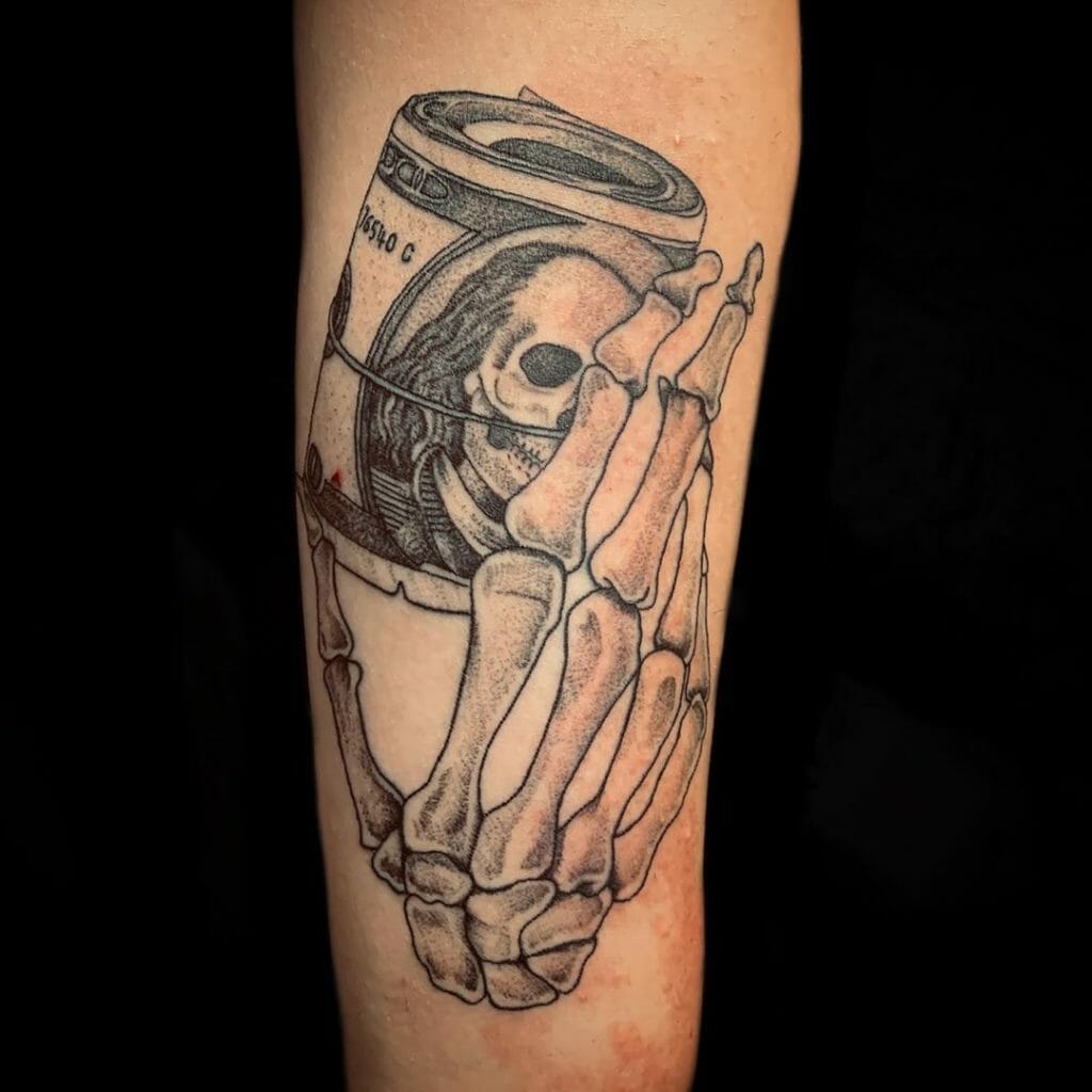 skull hand tattoskull hand tattooo