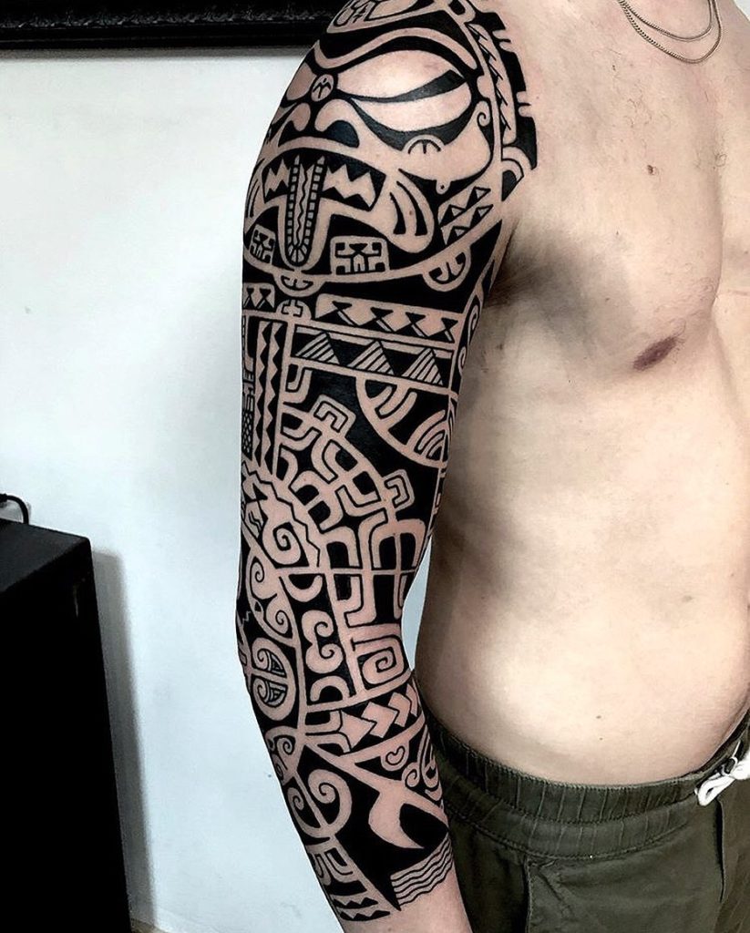 plantilla tatuaje maori polinesio samoano stencil tattoo imprimir   Polynesian tattoo designs Maori tattoo Maori tattoo designs