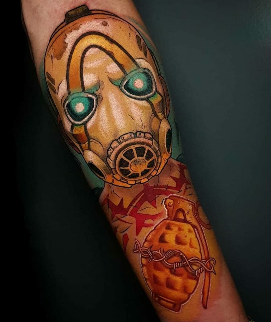 Awesome Full Color Borderlands Tattoos