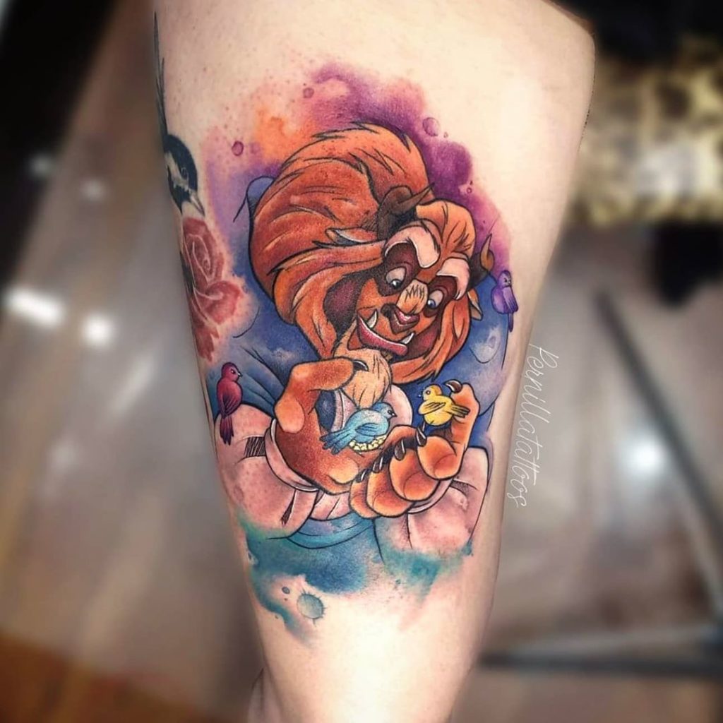 Beauty and The Beast Tattoos