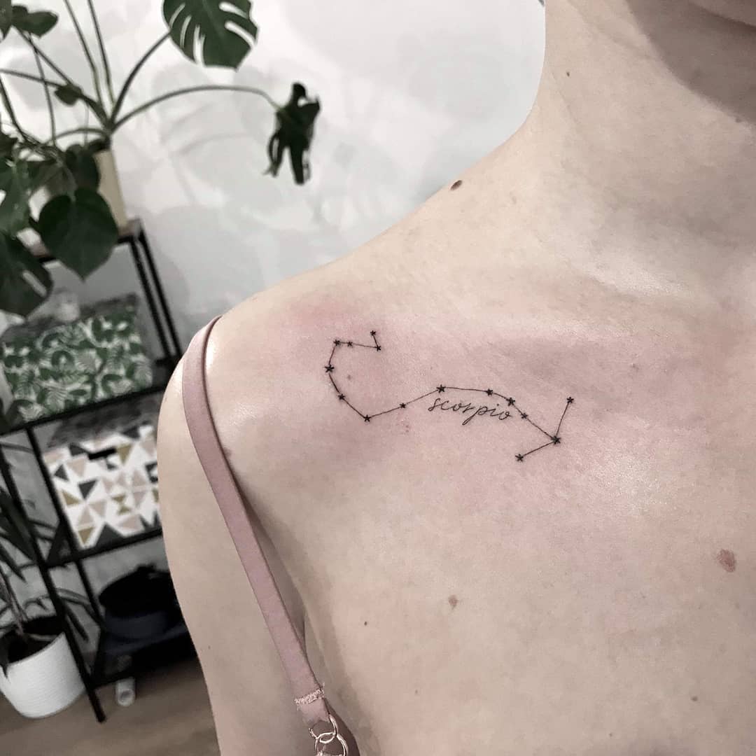 101 Amazing Scorpio Constellation Tattoo Designs You Need To See!