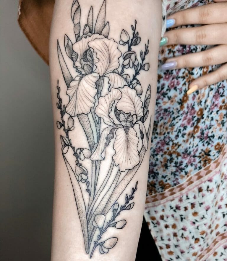 101 Amazing Iris Tattoo Designs You Need To See! - Outsons