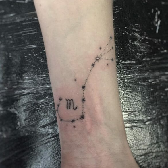 101 Amazing Scorpio Constellation Tattoo Designs You Need To See! - Outsons