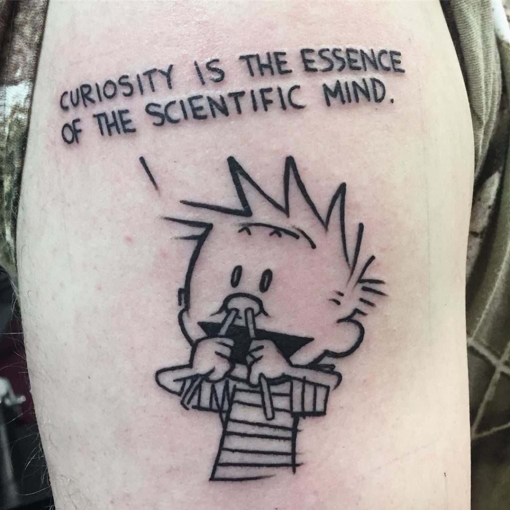 Calvin And Hobbes Tattoo