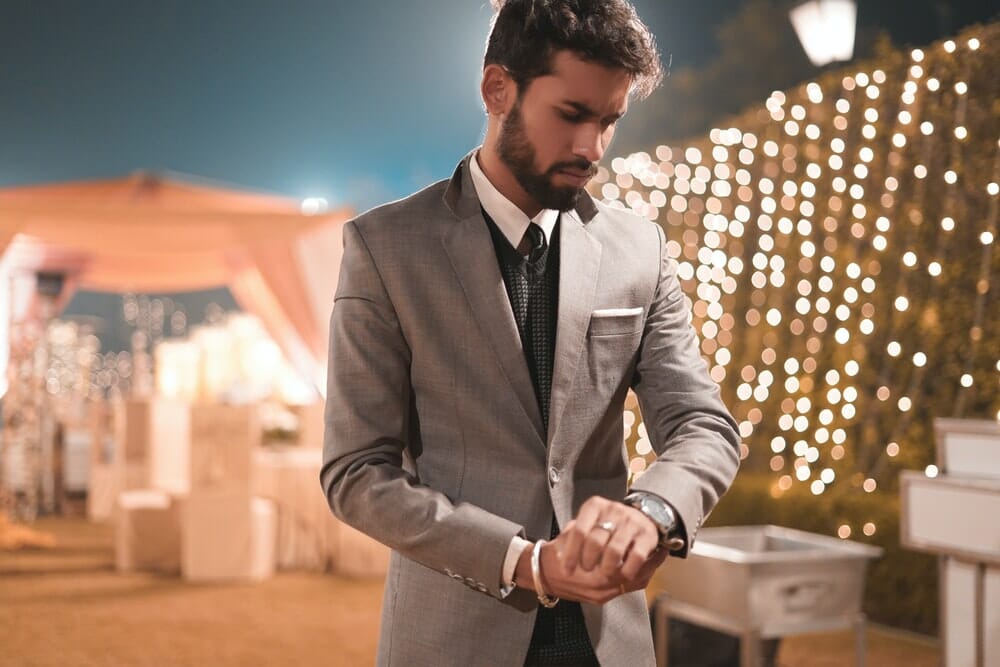 casual wedding men's outfit