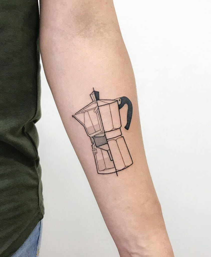 Coffee Pot Tattoo