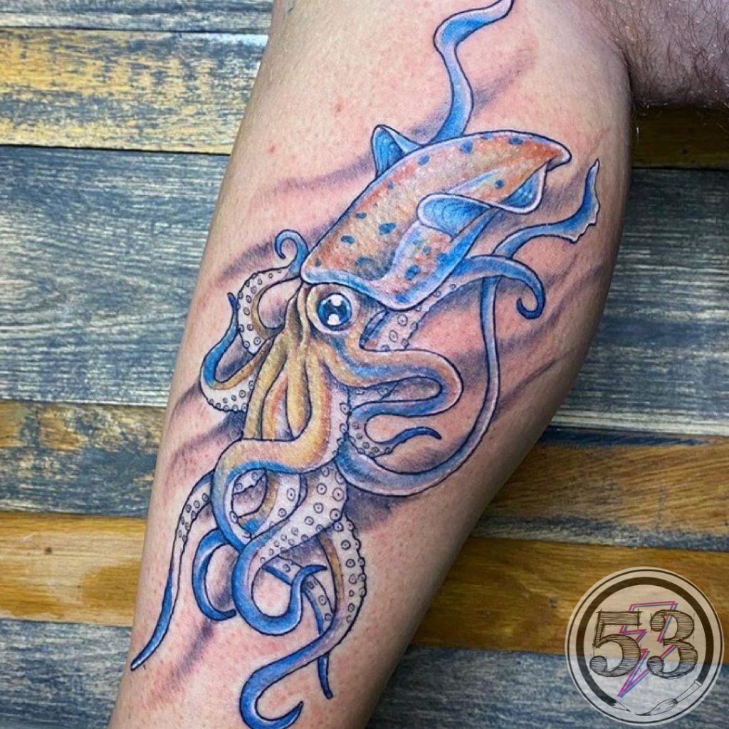 Dainty Squid Tattoos