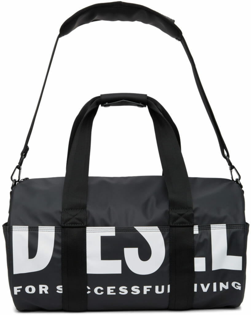 Diesel Black F-Bold Duffle Bag