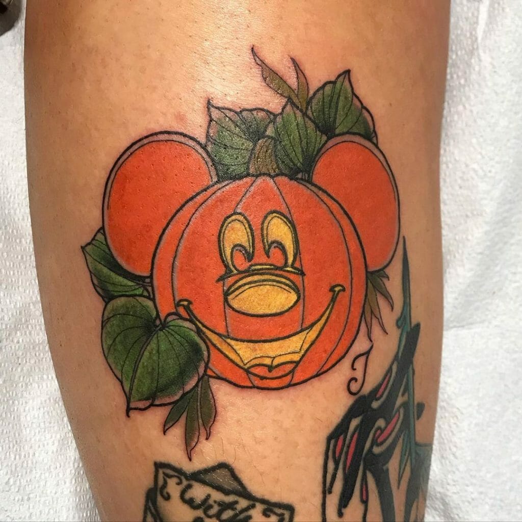 Disney Halloween Designs Mickey Pumpkin