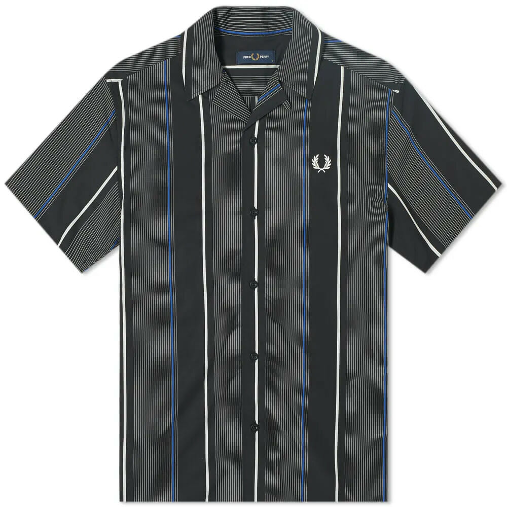 FRED PERRY AUTHENTIC MULTI STRIPE VACATION SHIRT