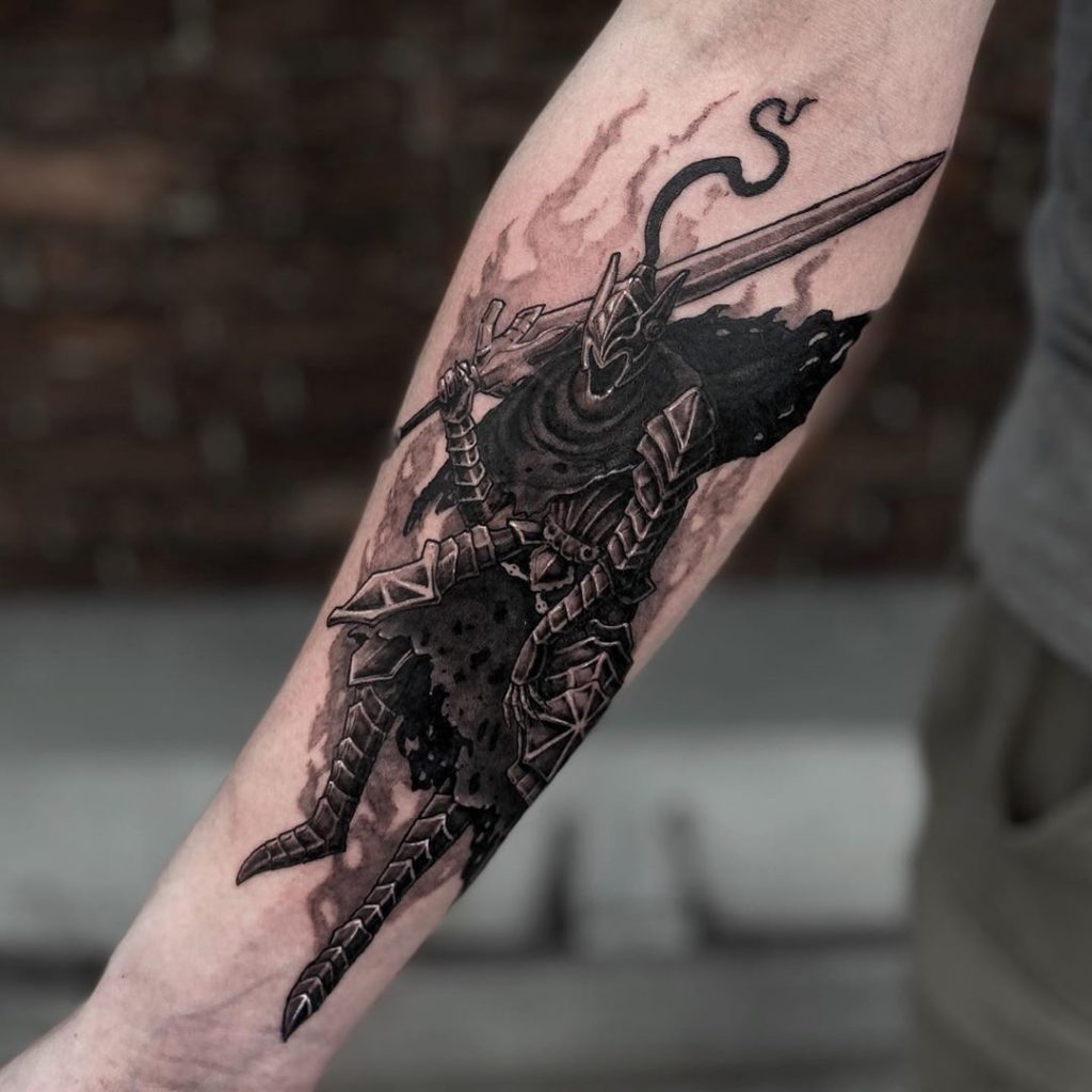 Fantasy Knight Tattoo