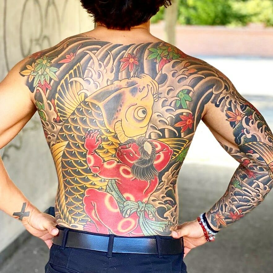 Golden Boy Yakuza Tattoo