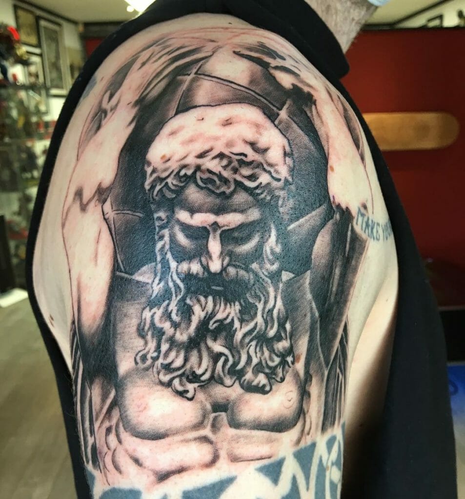 Greek Statue Atlas Tattoo
