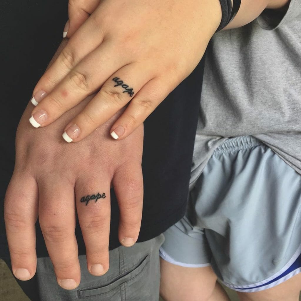 Vine Wedding Ring Tattoo