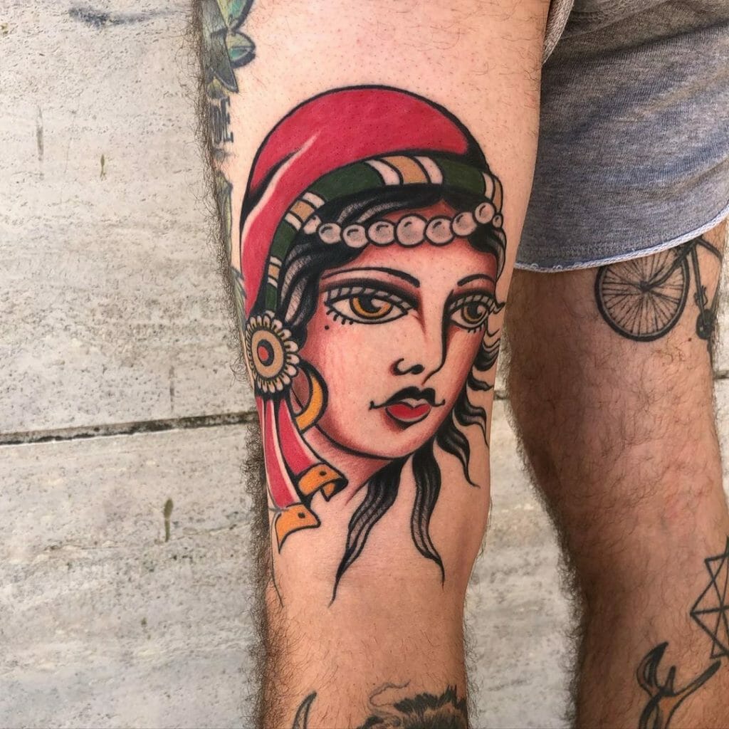 Leg Gypsy Tattoo Outsons