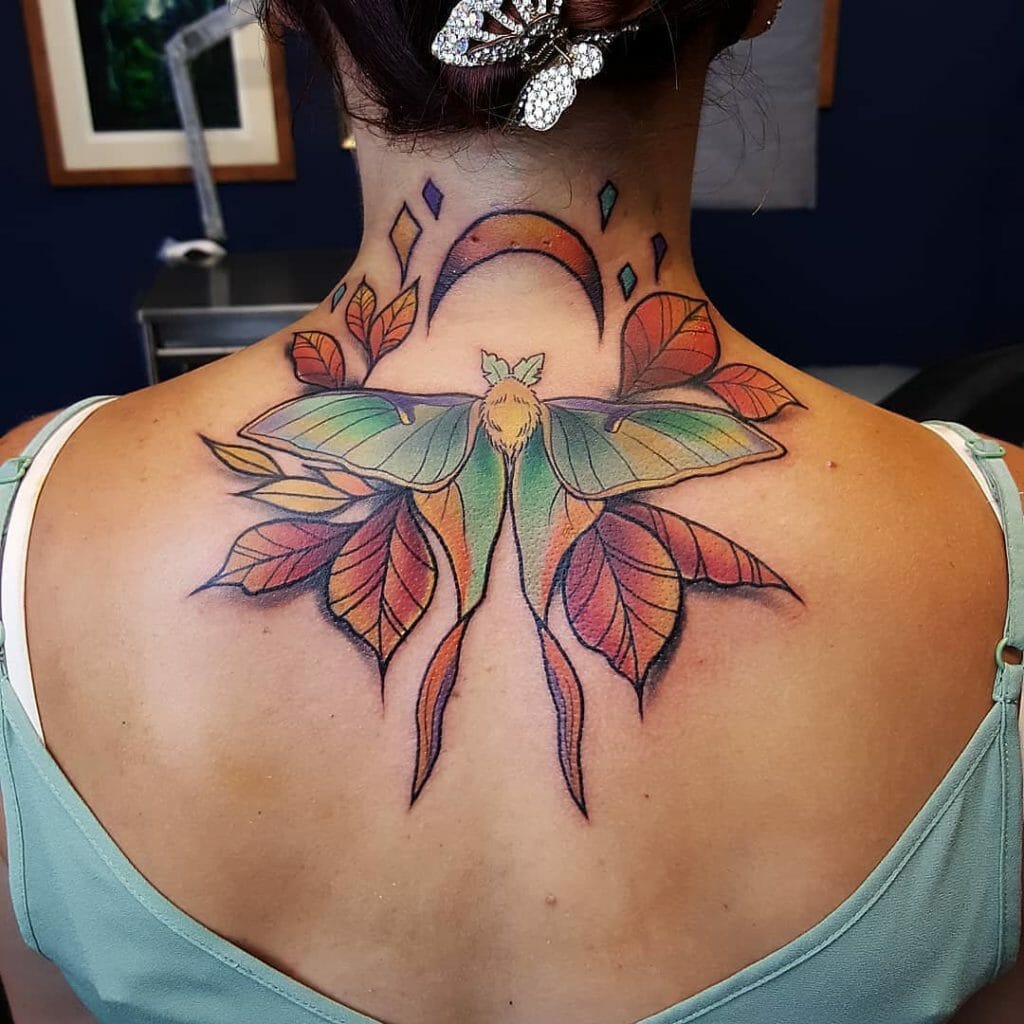 Luna Moth Tattoo Autumn Designs