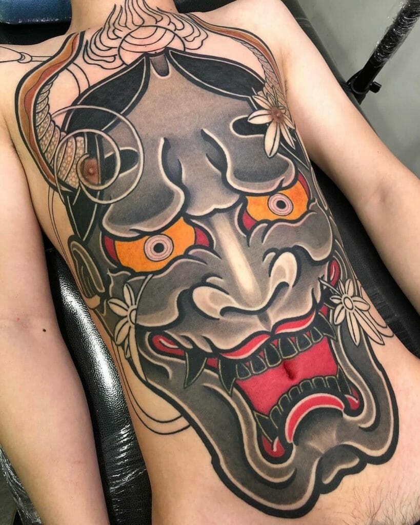 Majima Goro Inspired Hannya Tattoo