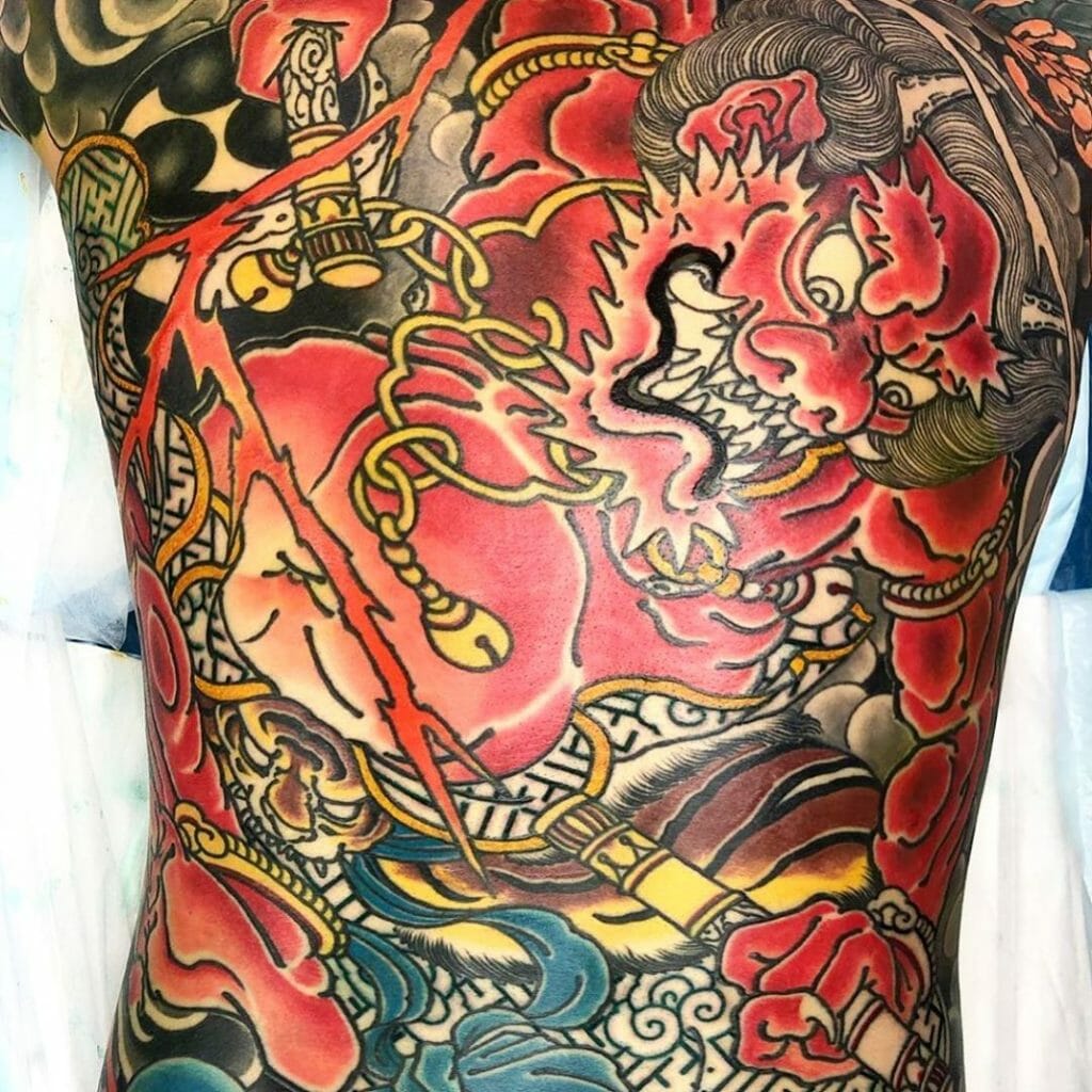 Red Hannya Goro Majima Tattoos