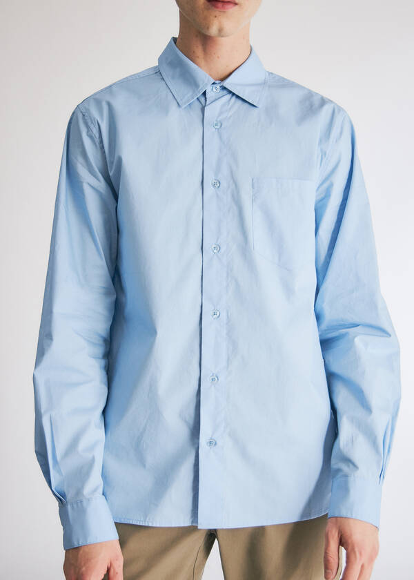 Rich Button Up Shirt in Bright Blue