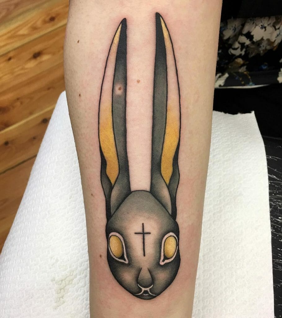 Scary & Mystical Rabbit Tattoo