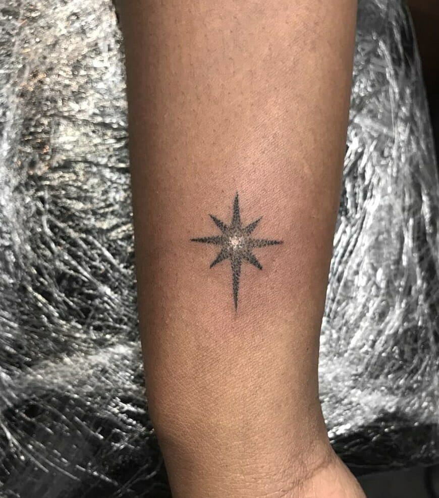 Shiny North Star Tattoo