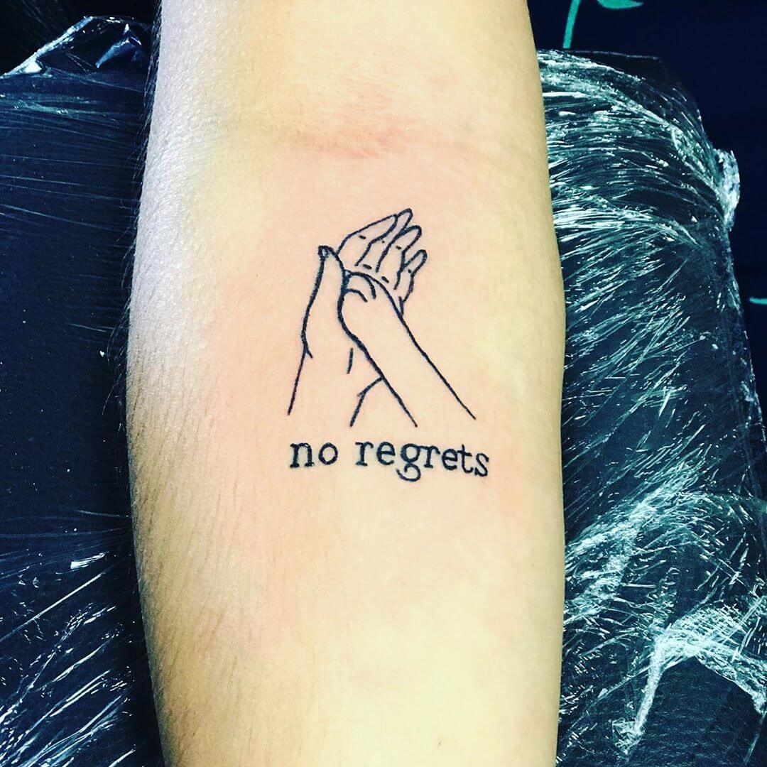 Sweet And Tiny No Ragrets Tattoo