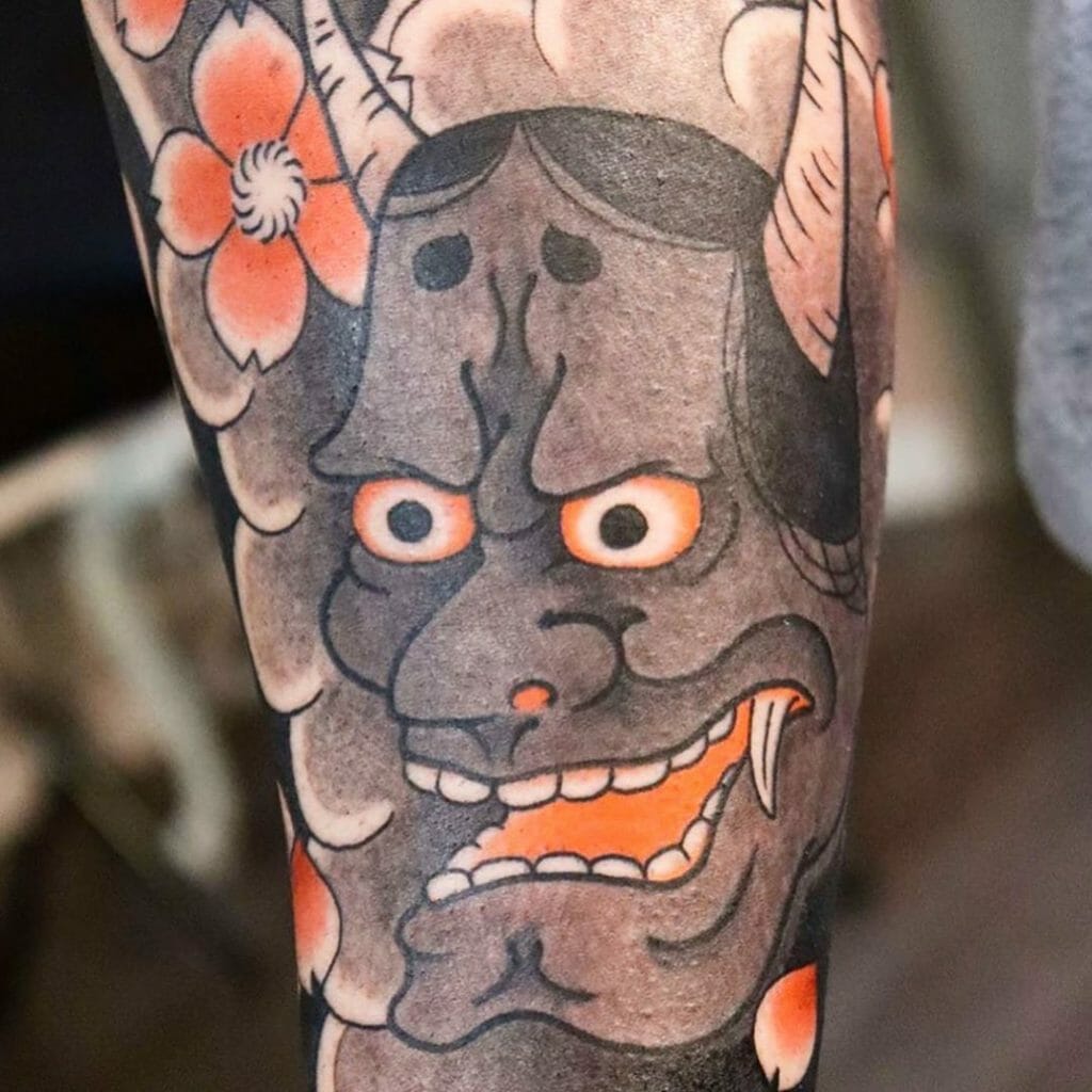Tattoos of Yakuza Majima Goro Hannya Design