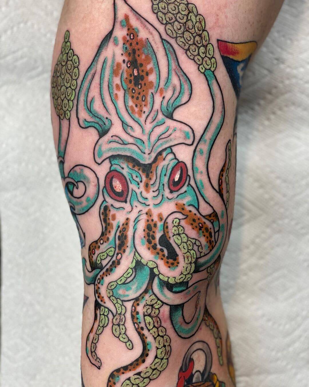 Unique Squid Tattoos