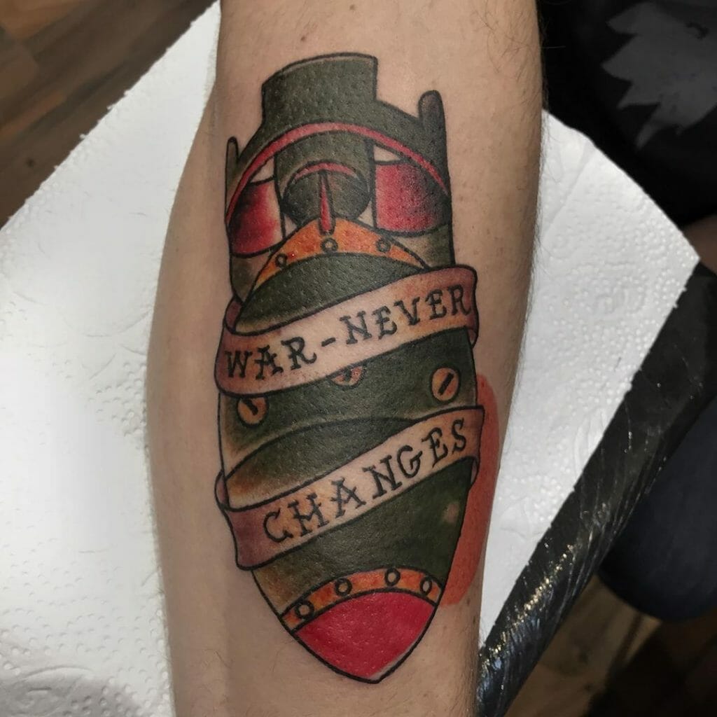 War Never Changes Grenade Fallout 4 Tattoo