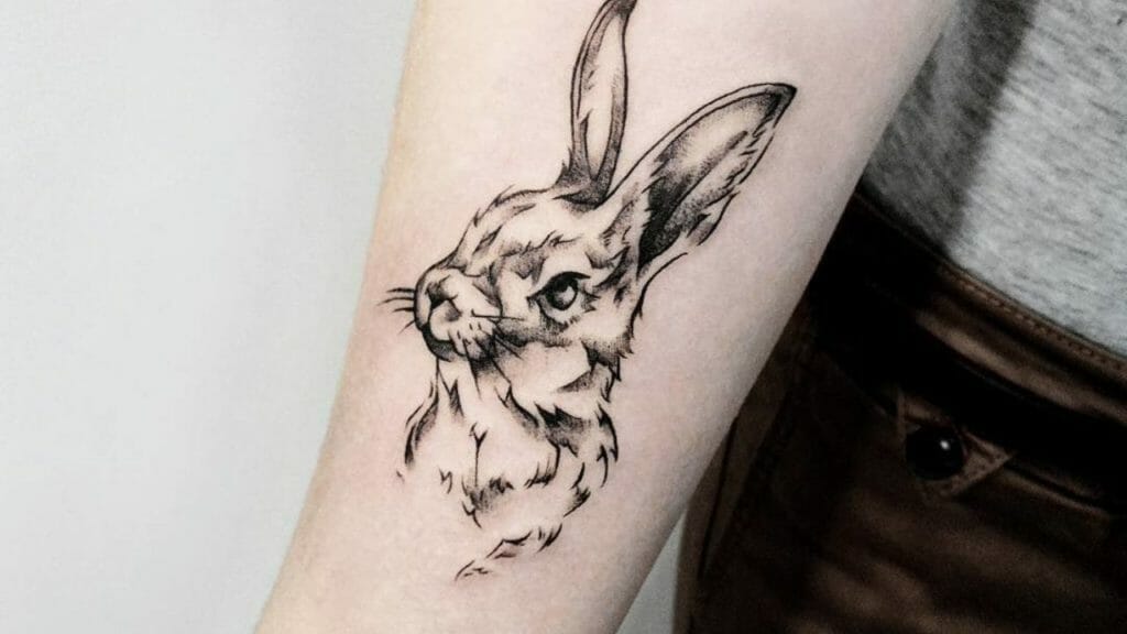 black rabbit tattoo