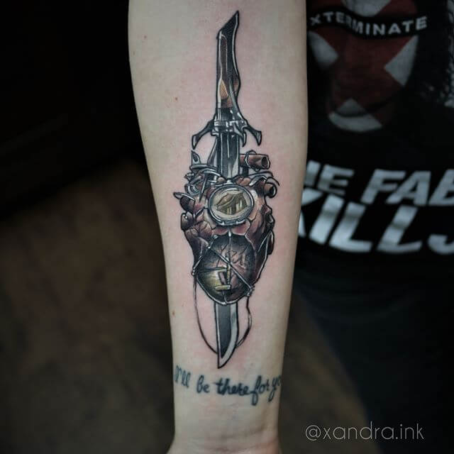 Awesome Arm Dishonored Tattoo