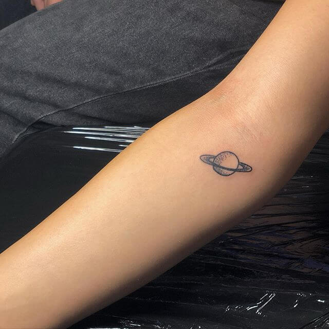 Cute Saturn Tattoos