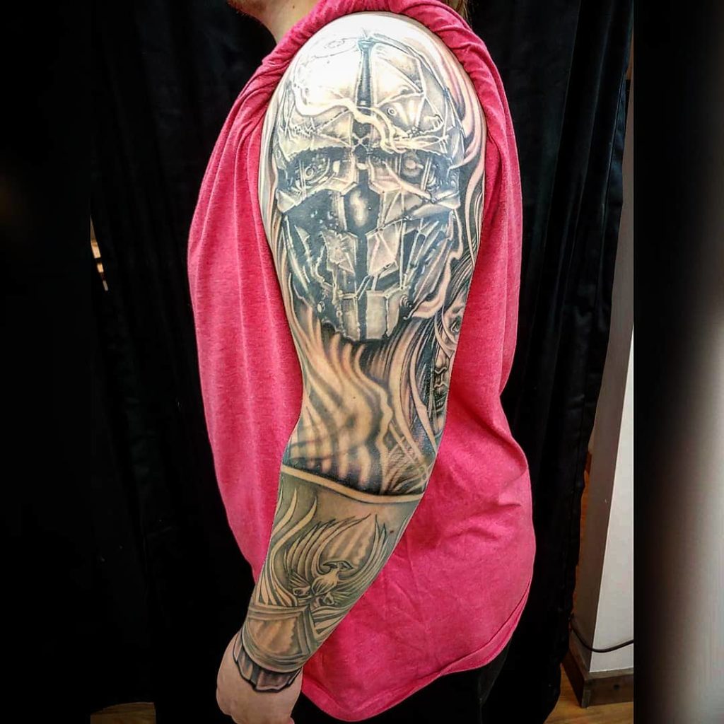 Dishonored Sleeve Tattoo Ideas