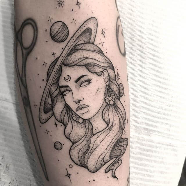 Tattoos Fit For Zodiac Lovers Saturn Symbol Tattoo