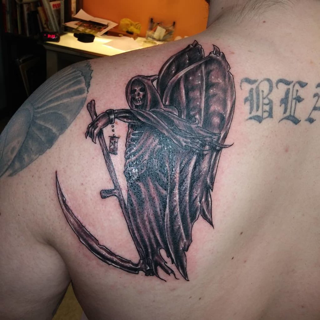 angel of death tattoo