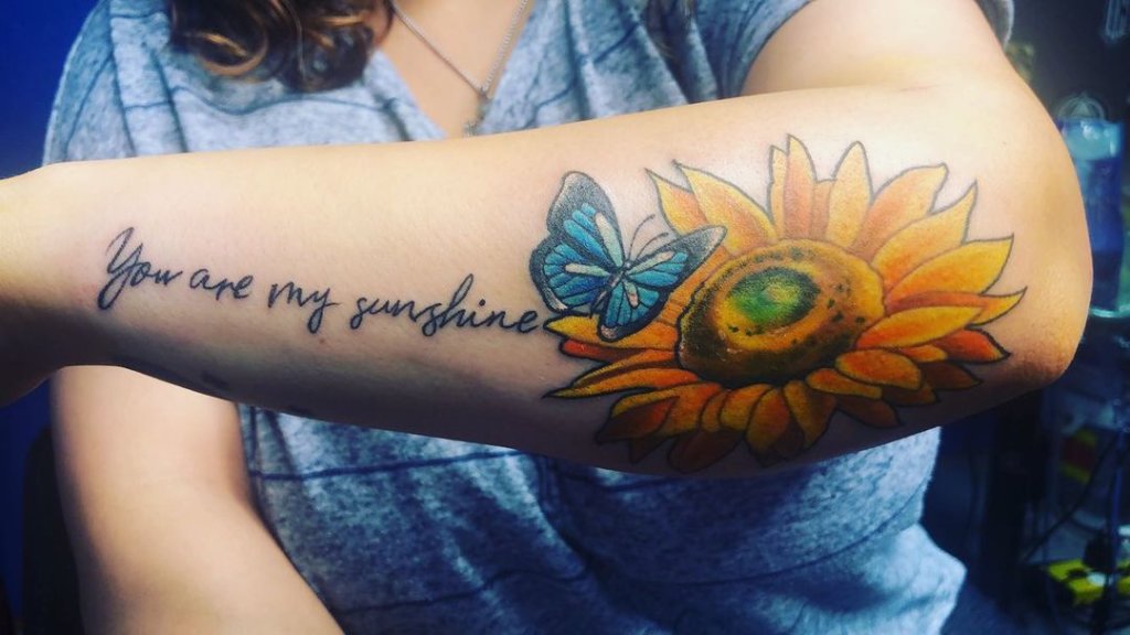 you are my sunshine tattoo