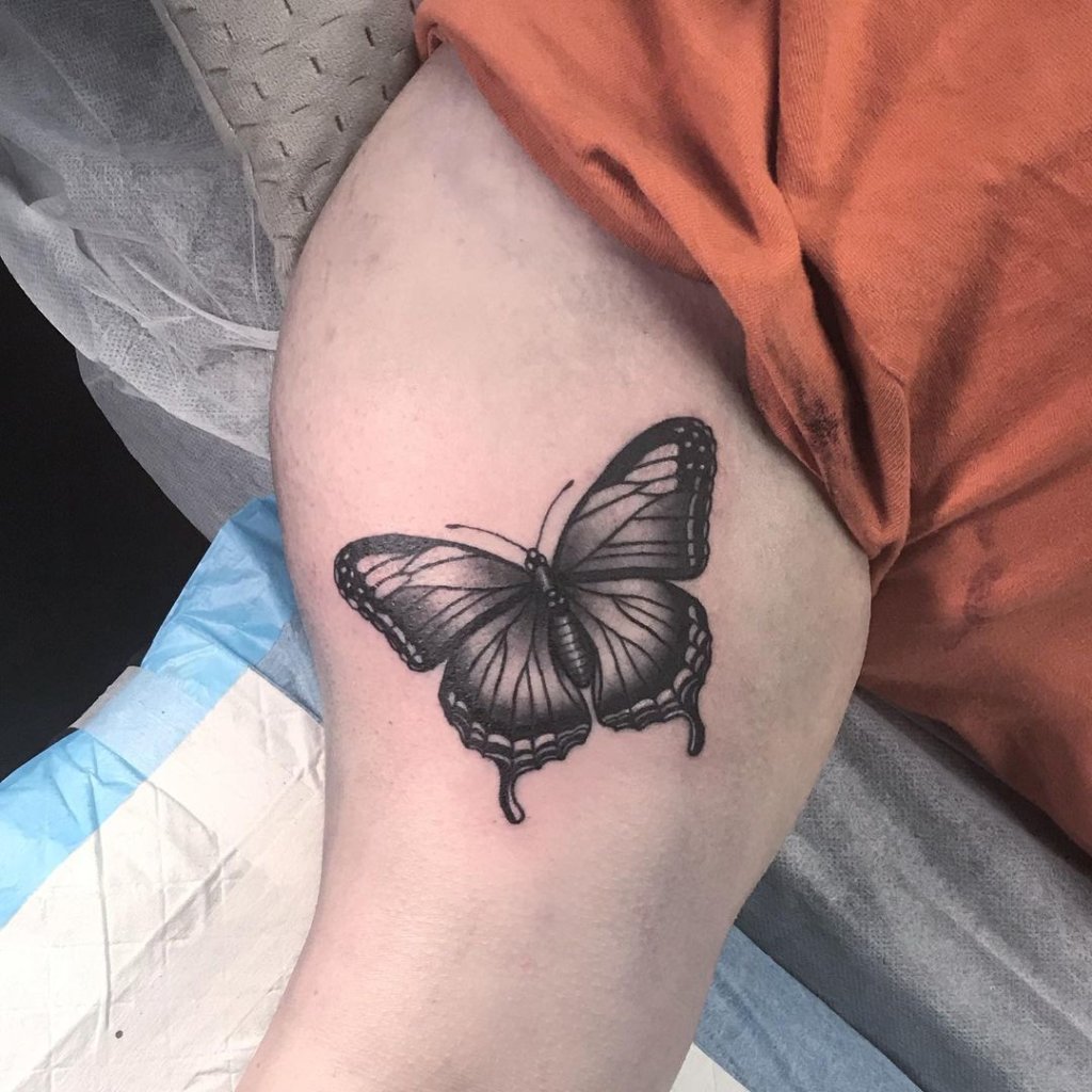 monarch butterfly tattoo