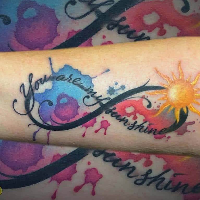 you are my sunshine tattoo